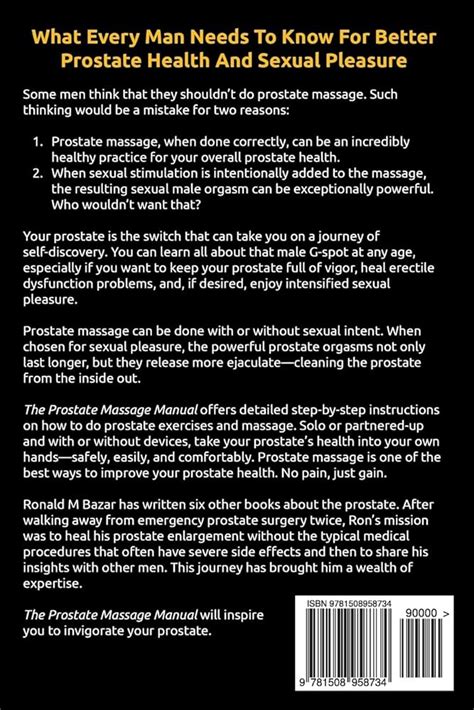 prostate massage therapy|Prostate massage therapy: Definition, types, and risks